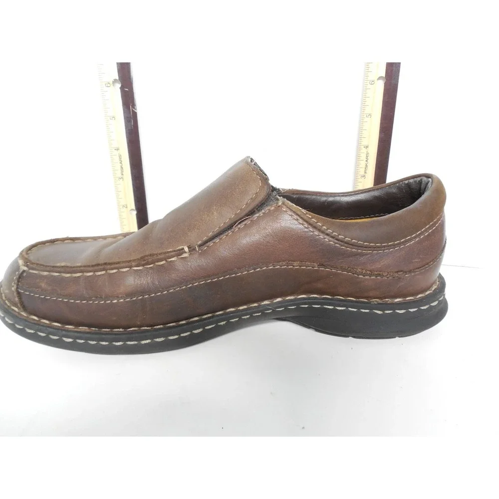 Dockers Stain Defender Men's 9.5 M‎ Brown Leather Loafer/Slip on Shoes